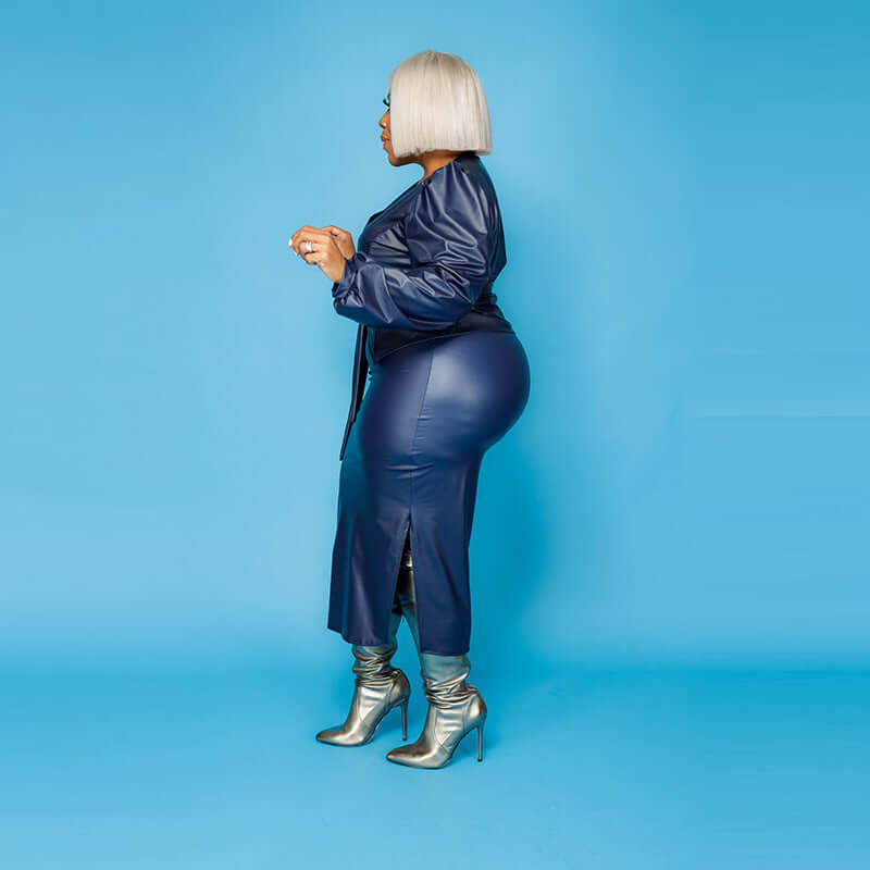 Solid Color Elegant Matte Small Suit Jacket